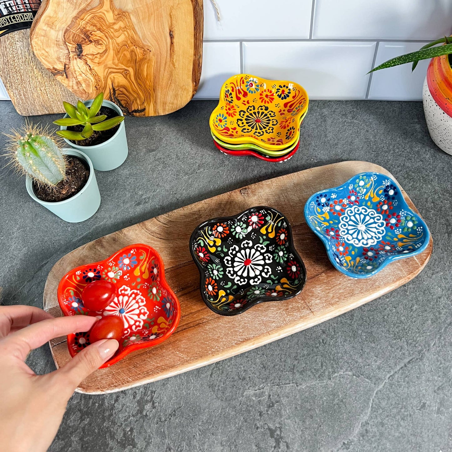 Umays Boho - Cute Small Bowls, Handmade Bowls, Tapas Bowls for Condiments