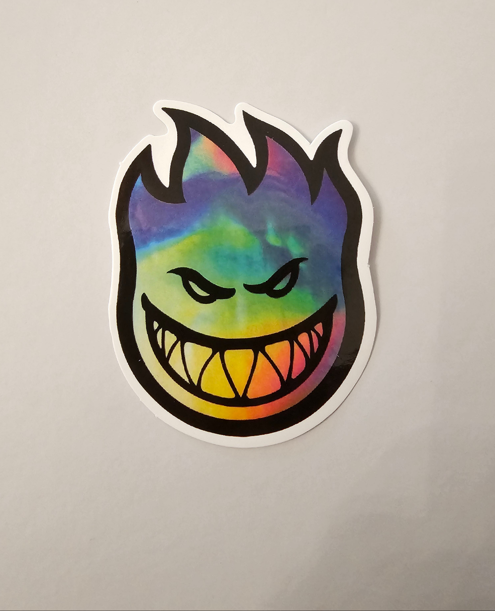 Rainbow Spitfire Sticker