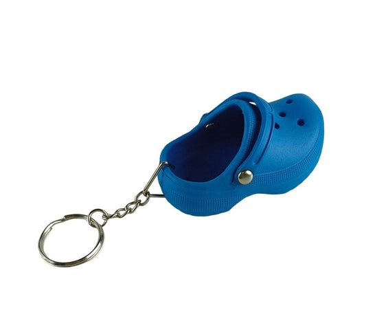 croc shoe keychain yellow or blue