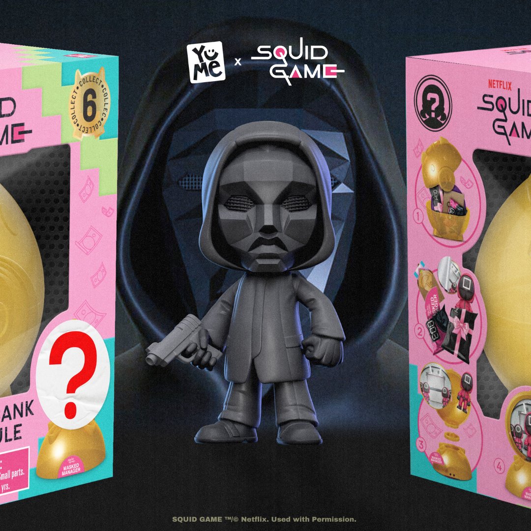Squid Game Piggy Bank Blind Box Mystery Capsule