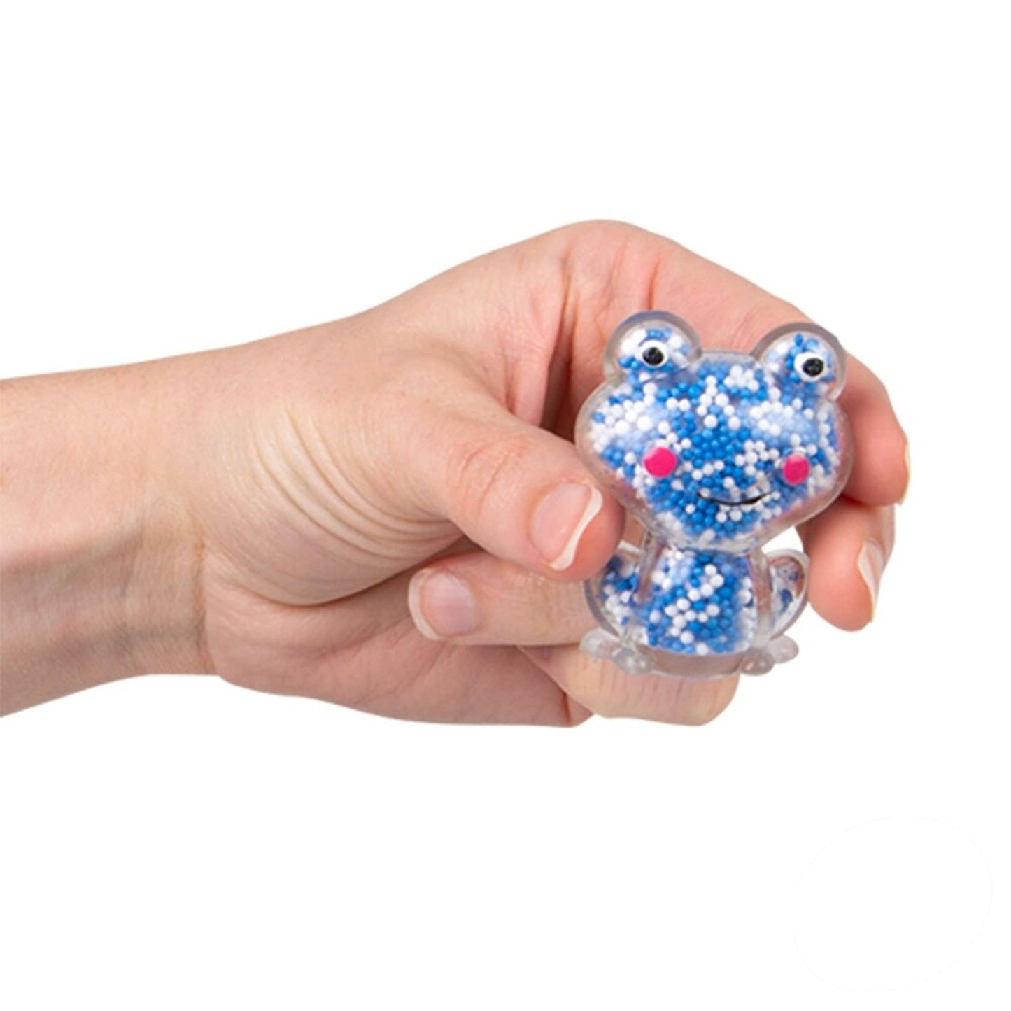 Mini Squeezy Foam Bead Frog Kids Toy - 1PC