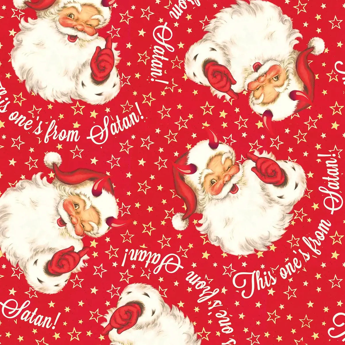 This One's From Satan Gift Wrapping Paper (Roll of 3 Sheets)