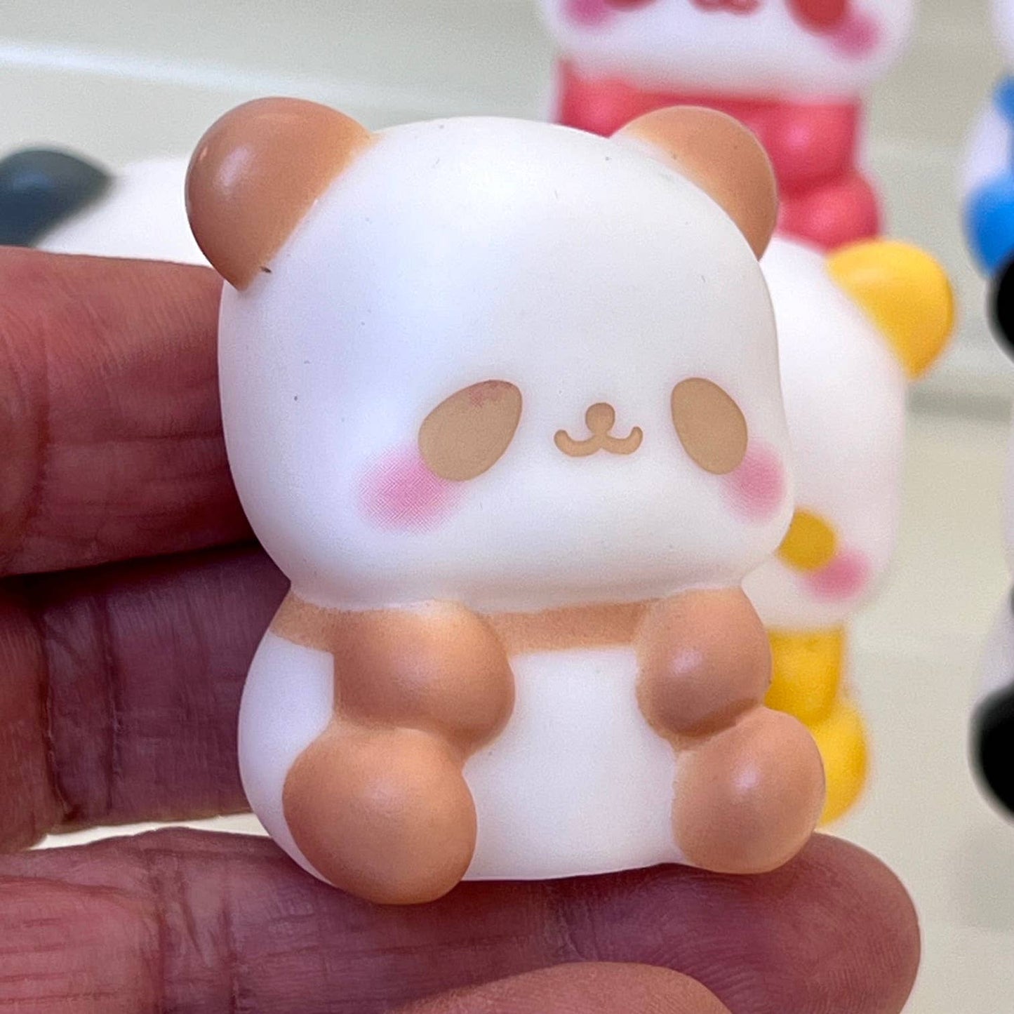 Colorful Panda mini Figurines