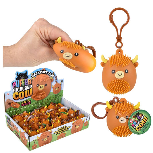 2" Puffer Highland Cow - 1PC