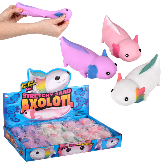 5" STRETCHY SAND AXOLOTL 1PC