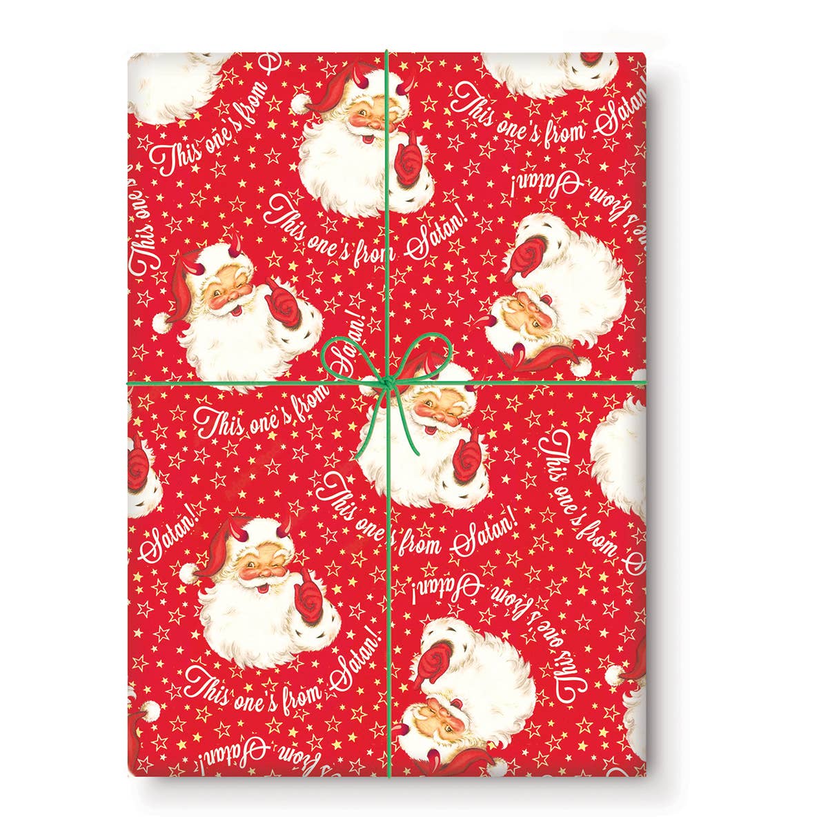 This One's From Satan Gift Wrapping Paper (Roll of 3 Sheets)