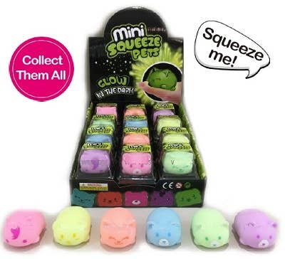 Mini Squeeze Pet - Glow In The Dark