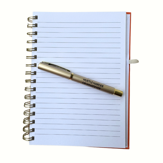 Inspirational Bullshit Journal and Pen