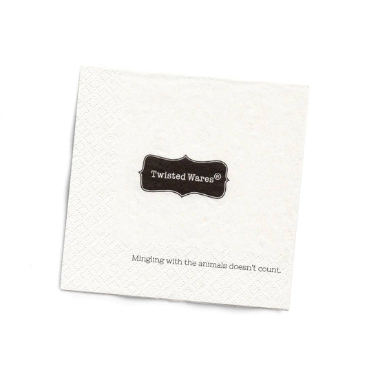 Please Mingle Like You Mean It | Funny Napkins