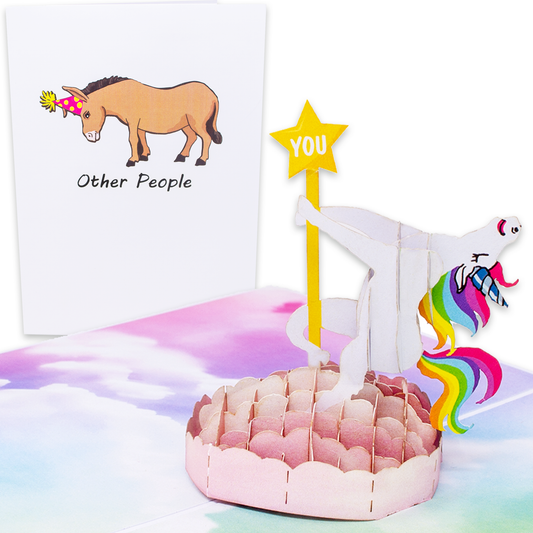 Pop Up Dancing Unicorn Card