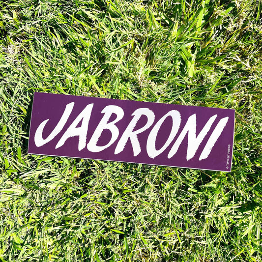 JABRONI Bumper Sticker