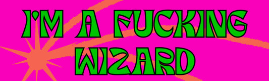 Wizard Bumper Sticker