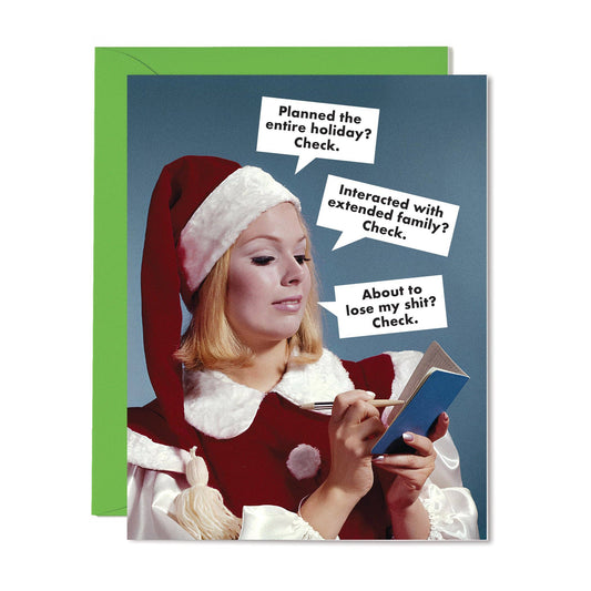 About to Lose My Sh*t Holiday card