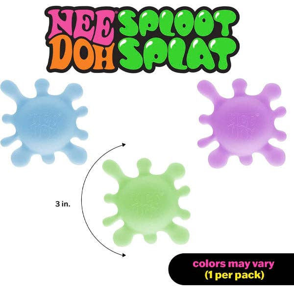 Nee Doh Sploot Splat Squishy Fidget Stress Ball Toy (1pc)