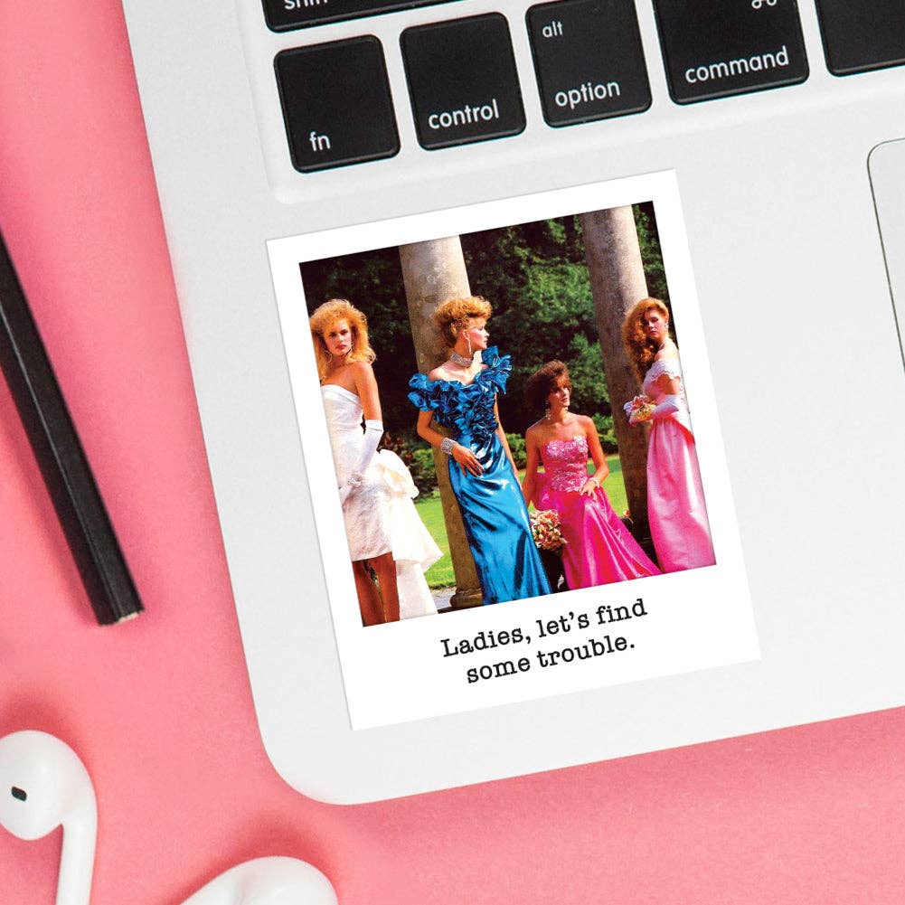 Find Trouble Sticker