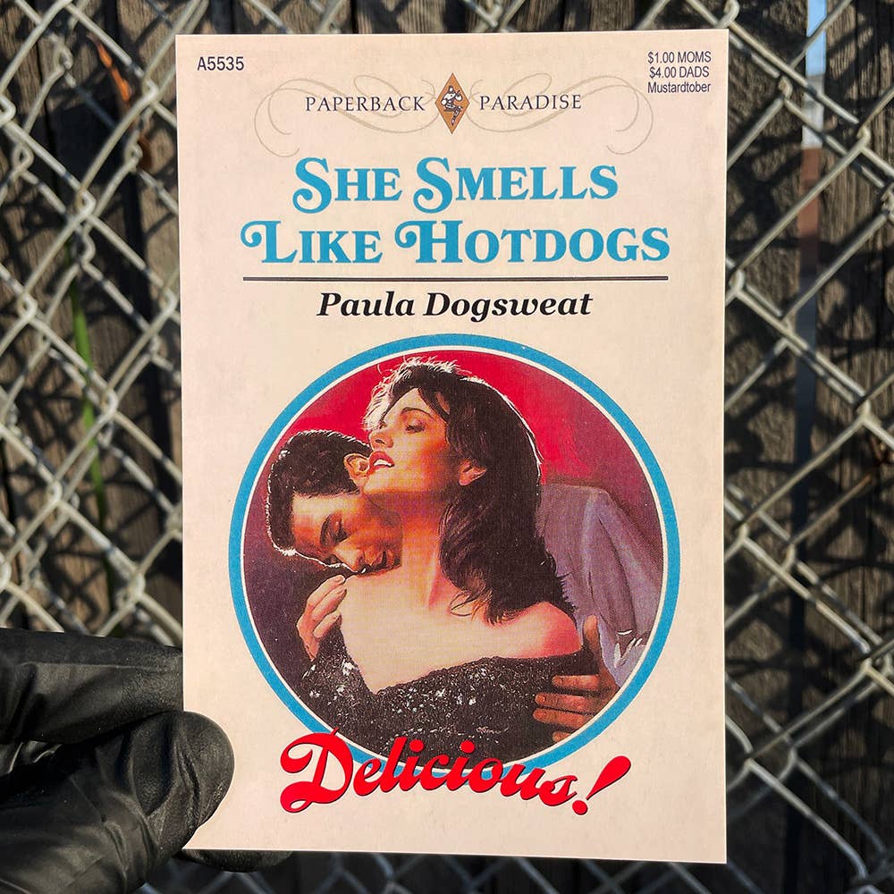 She Smells Like Hotdogs Postcard