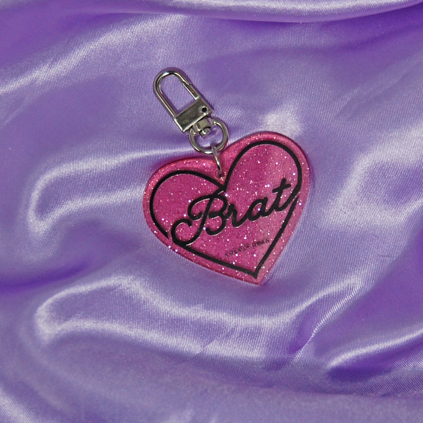 Brat keychain