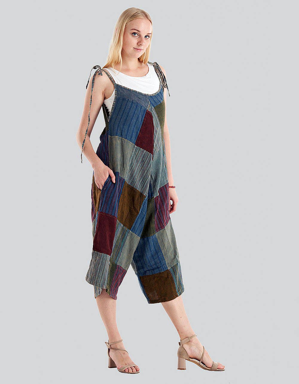 Kathmandu Imports - Cotton Patch Capri Jumpsuit (KT-1243)