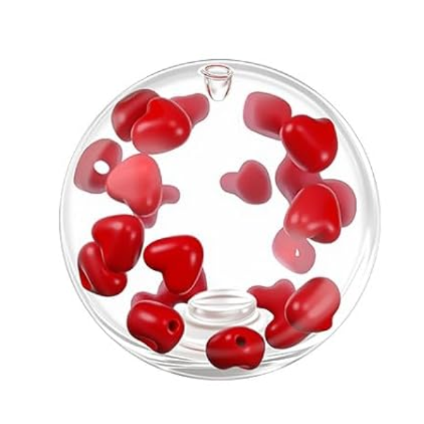 Heart-Filled Squishy Ball 1PC