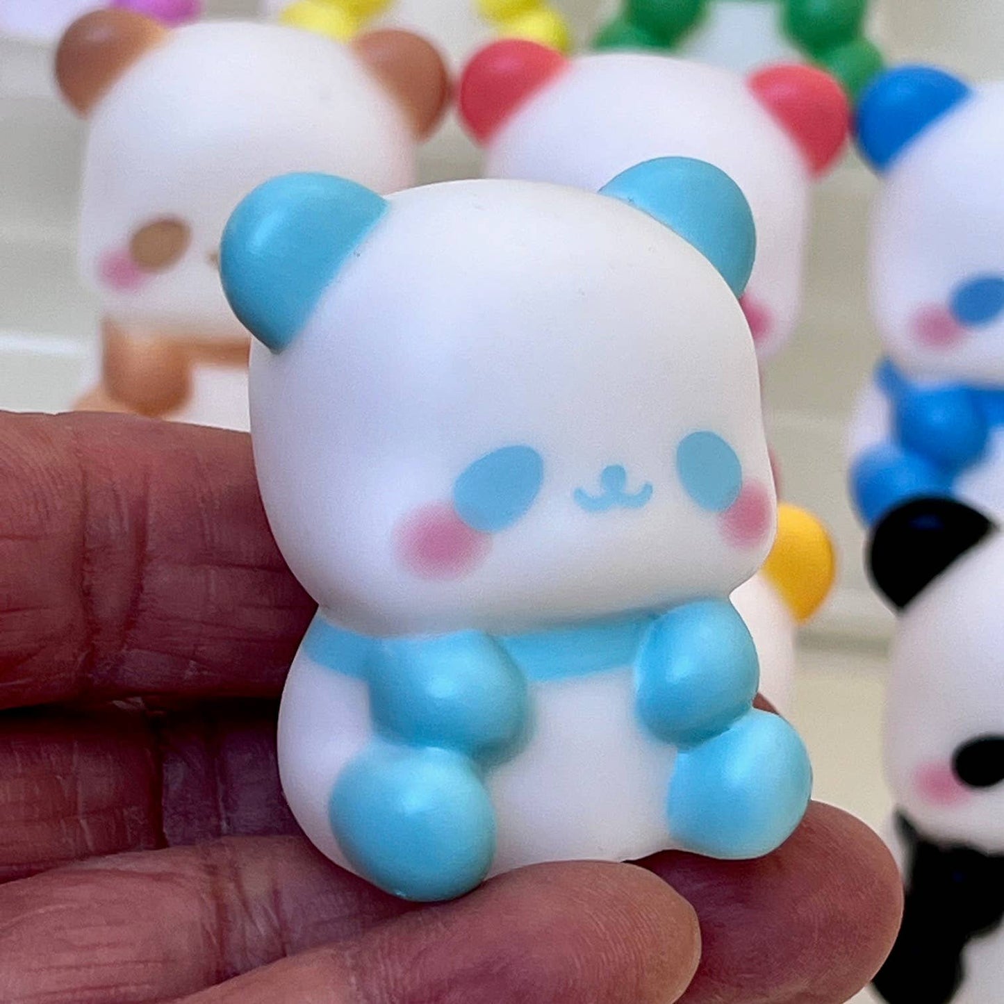 Colorful Panda mini Figurines