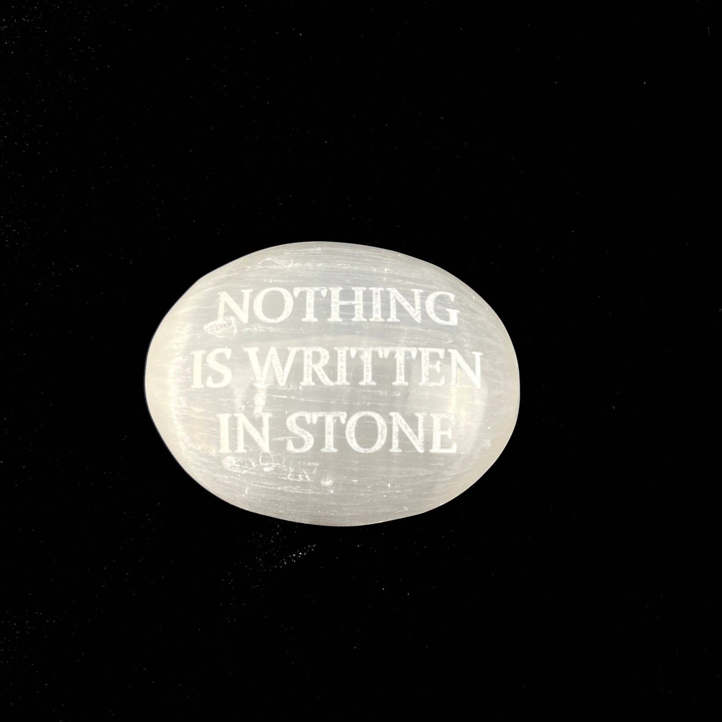 Humorous Selenite Palm Stone | Choose your favorite | (6-7cm)