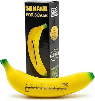 Banana for Scale Foam Measuring Device, Ruler & Stress Toy