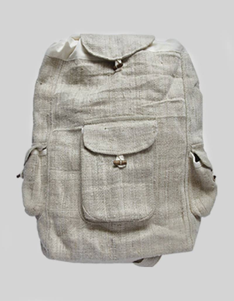 Kathmandu Imports - Large Drawstring Hemp Backpack (HEMP-43L)