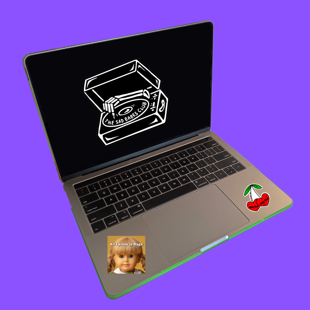 All I know is rage Sticker
