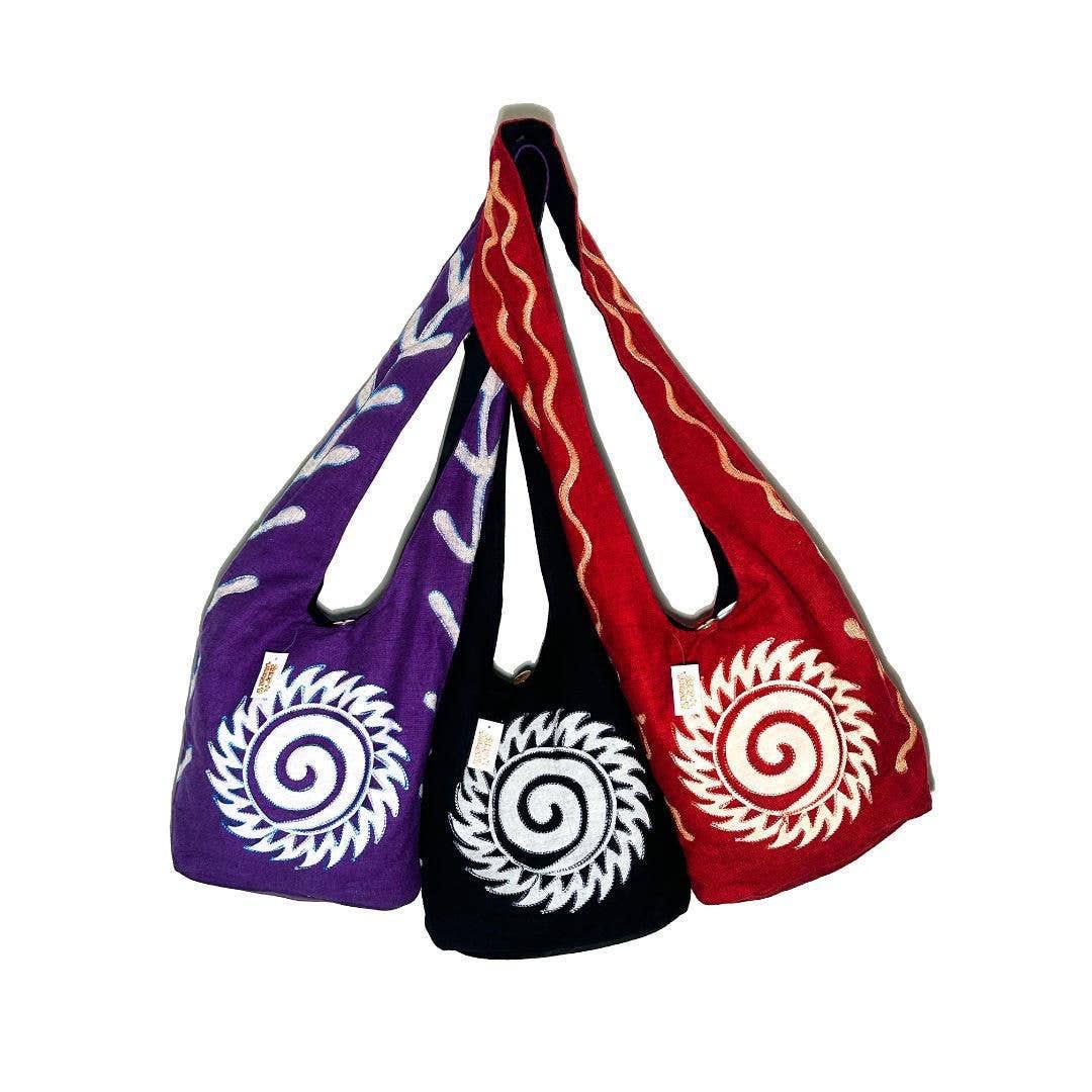 Shop Therapy - Cotton Sun Stich Monk Style Shoulder Bag