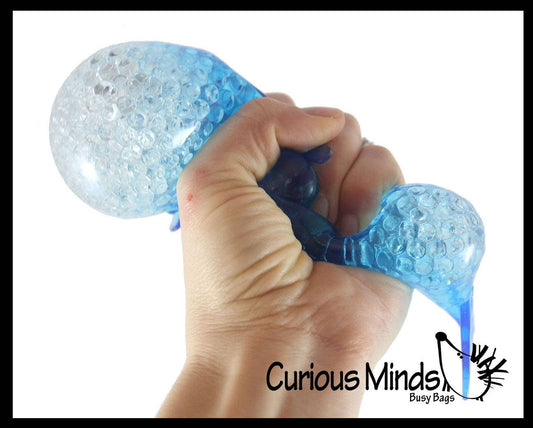 1 Jumbo Dolphin Water Bead Filled Squeeze Stress Squishy