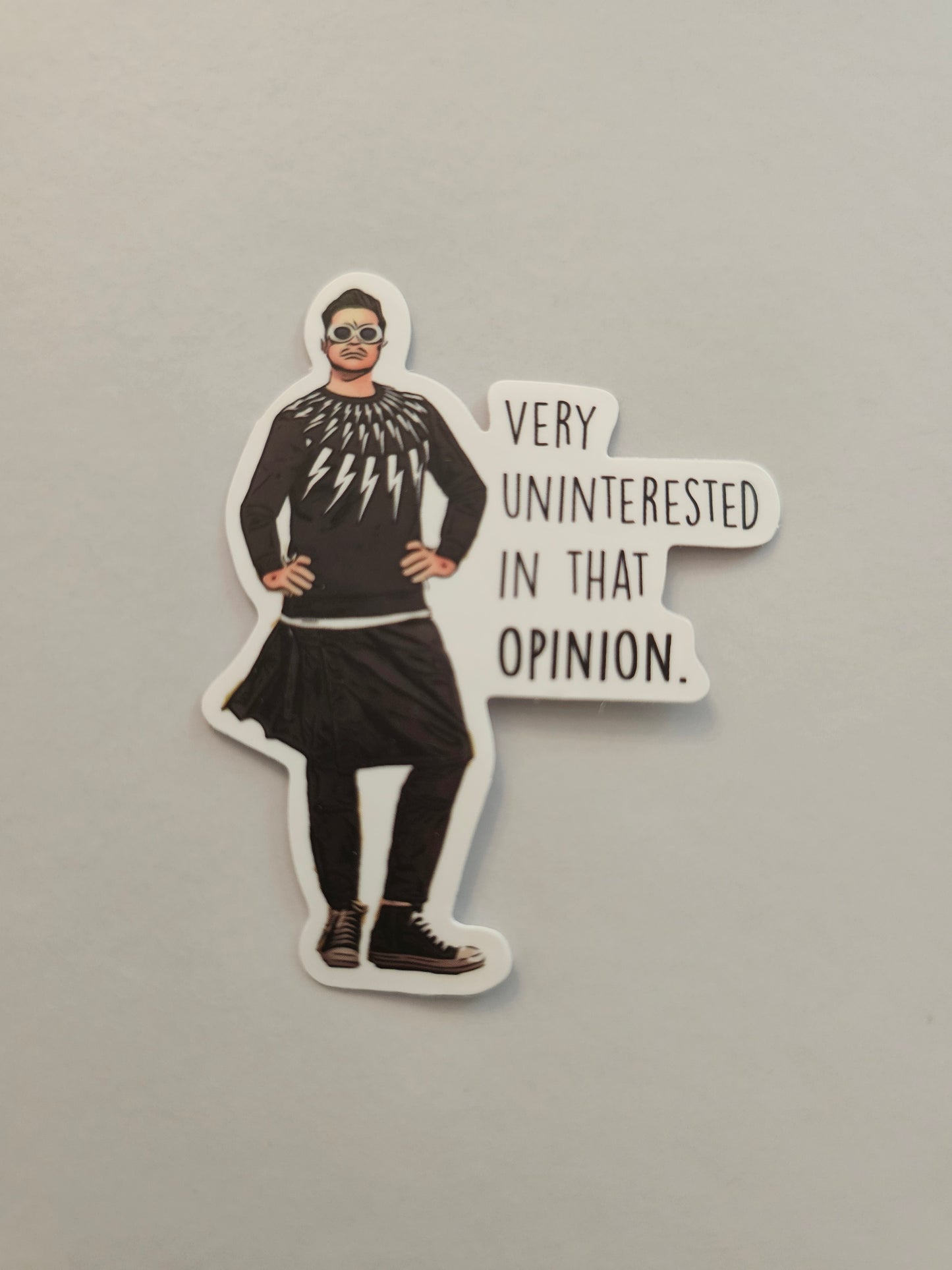 Very Uninterested in That Opinion Sticker