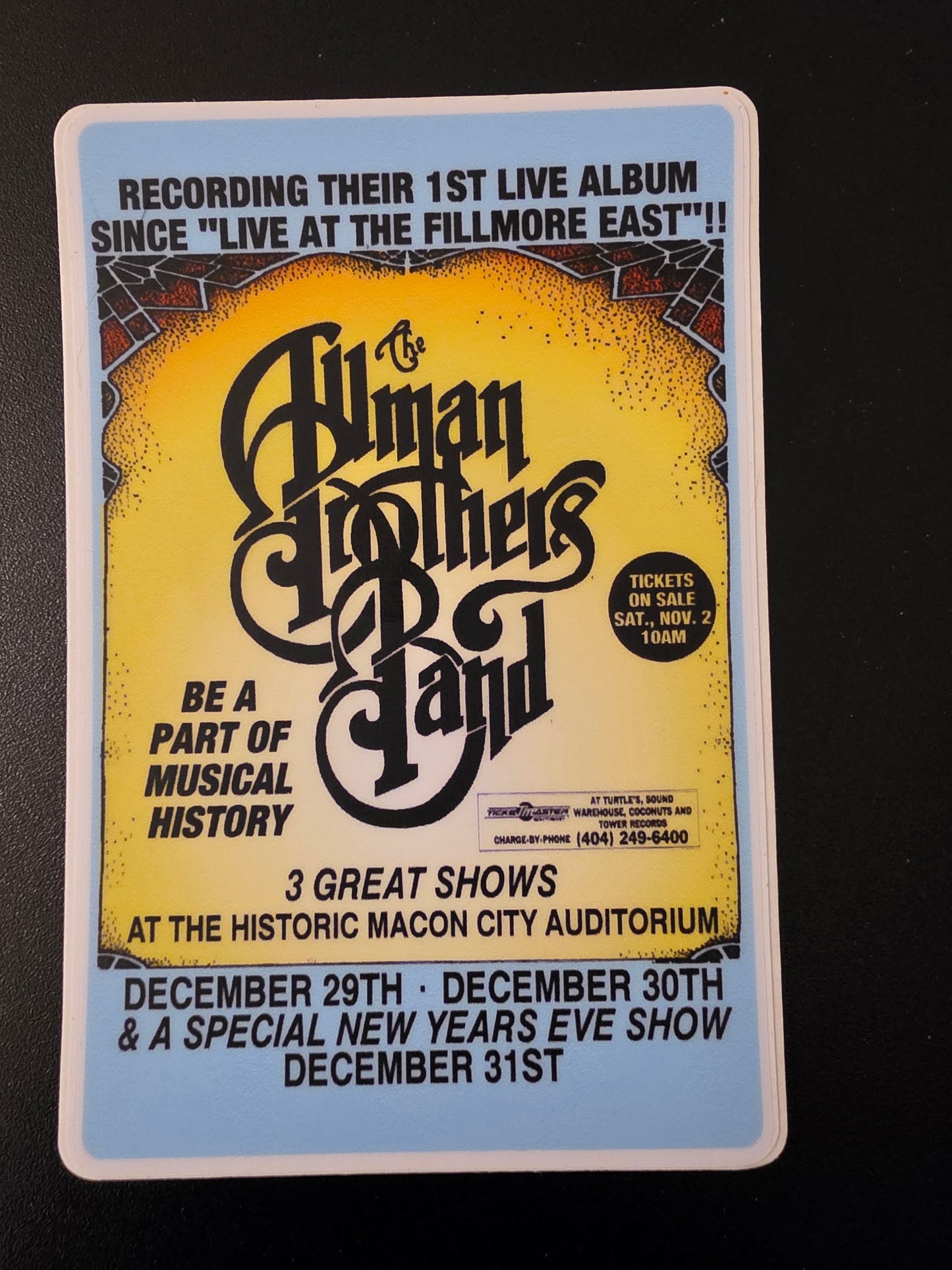 Allman Jumbo Sticker