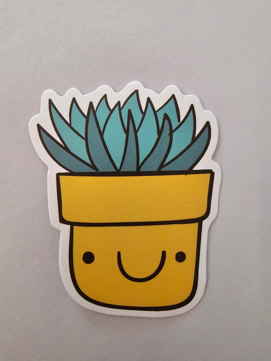 Cute plant sticker