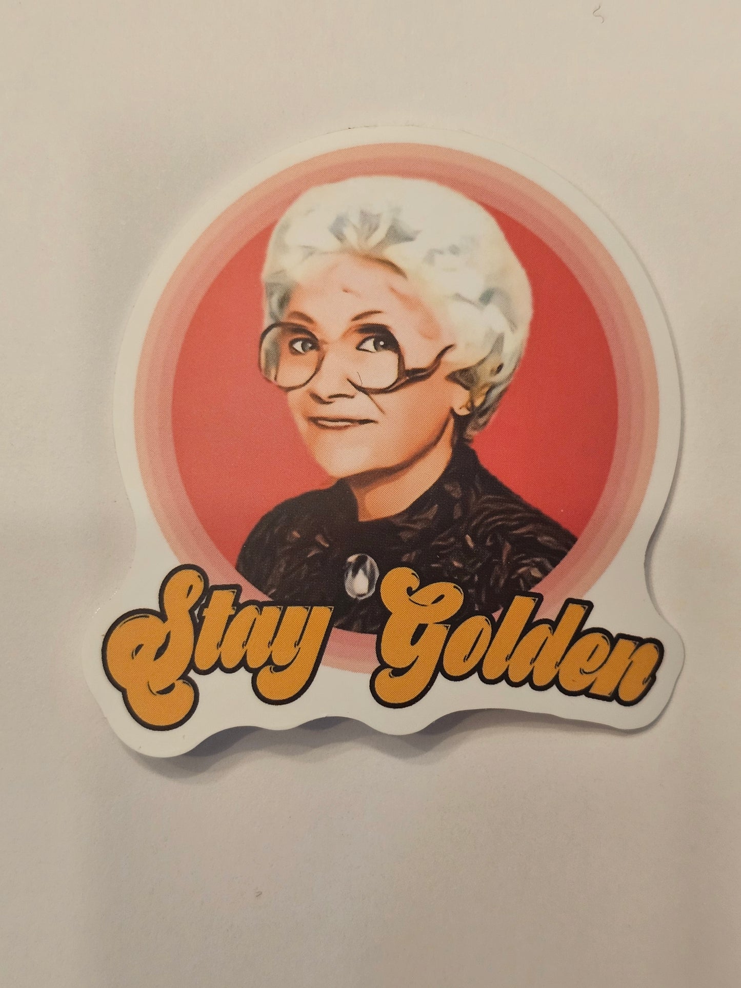 Sophia Stay Golden Sticker