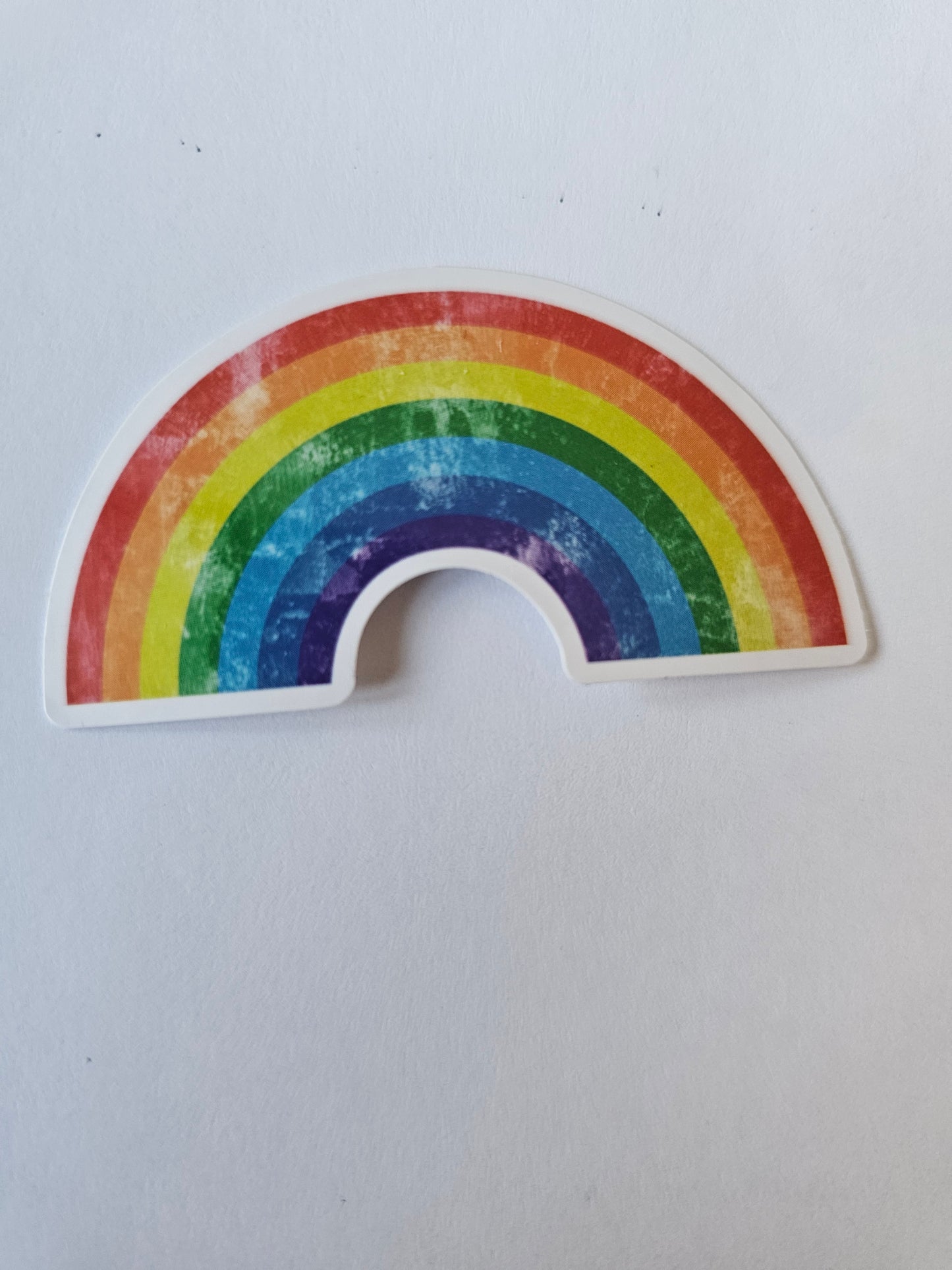 Worn Rainbow Sticker