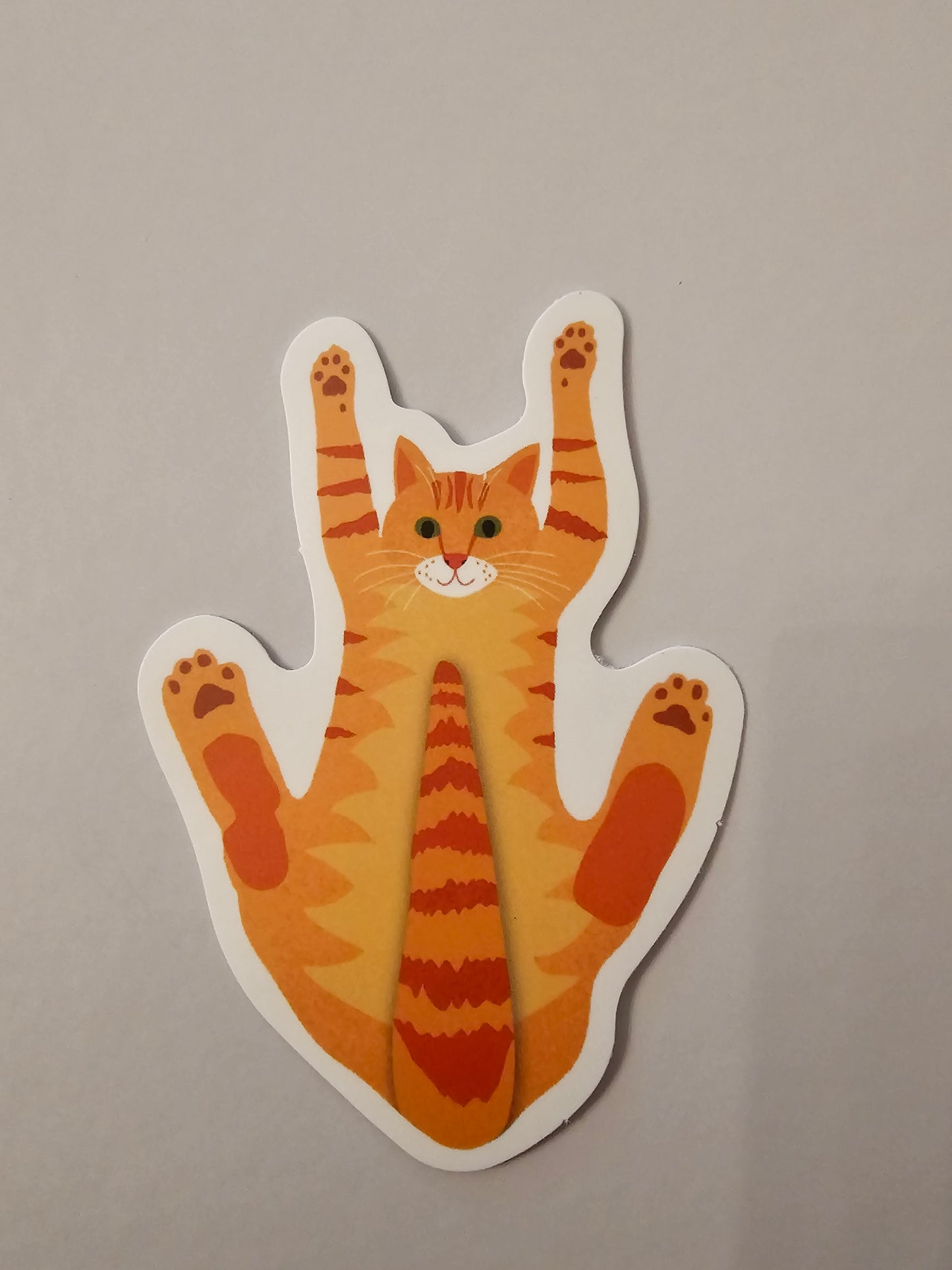 Orange cat sticker