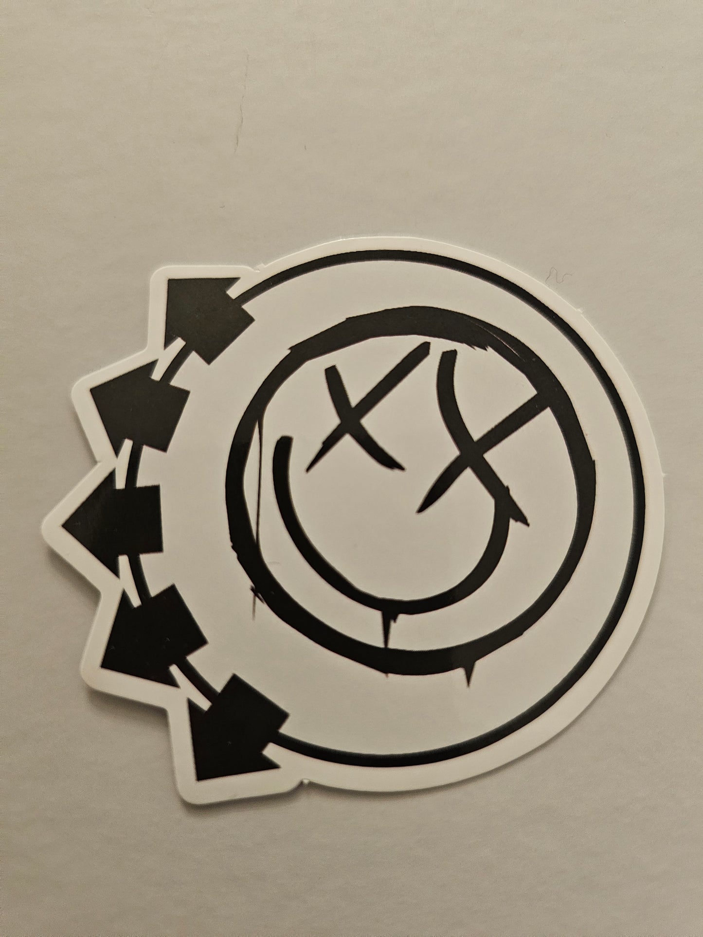Blink 182 White Sticker