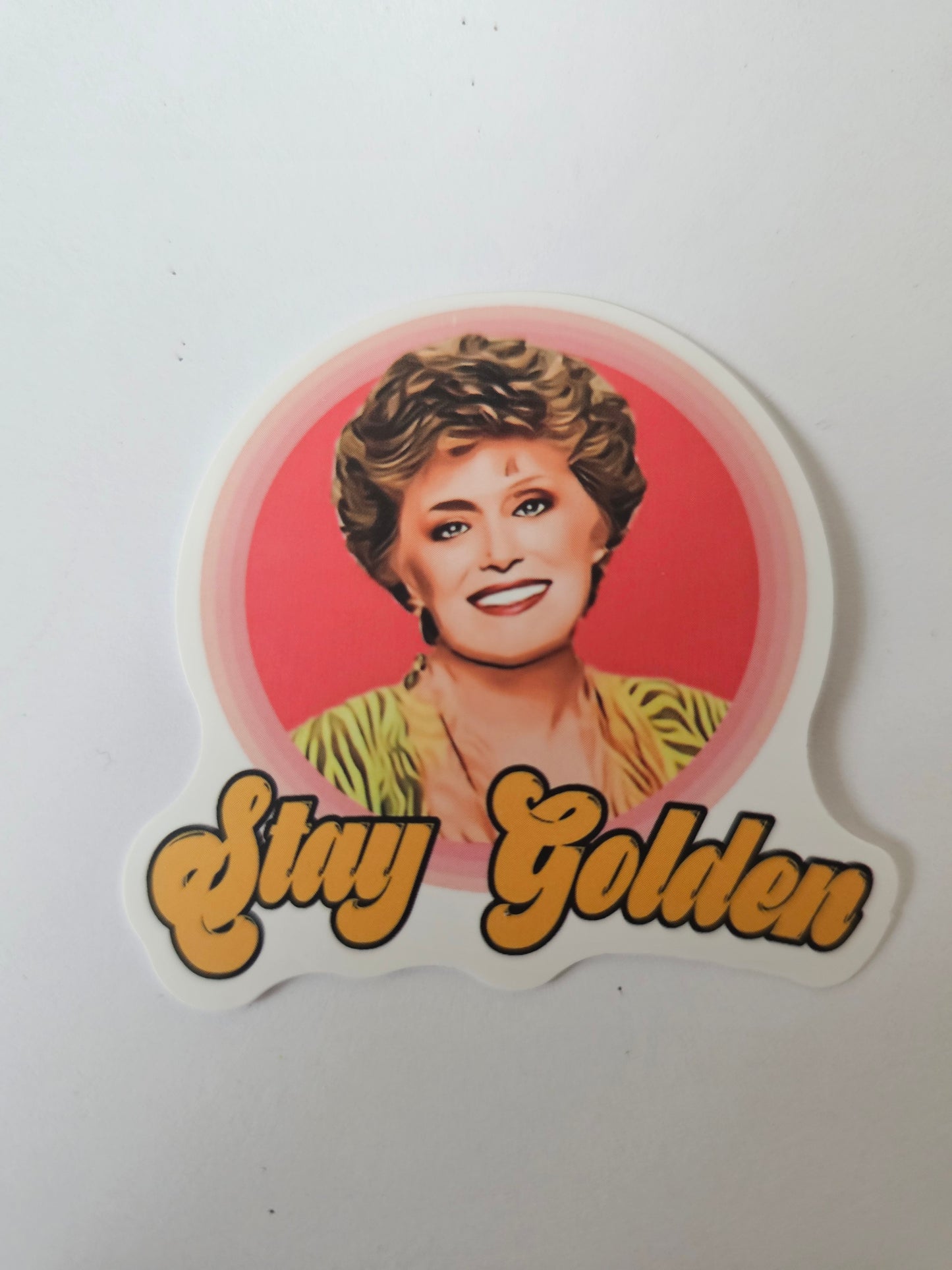 Stay Golden Blanche Sticker