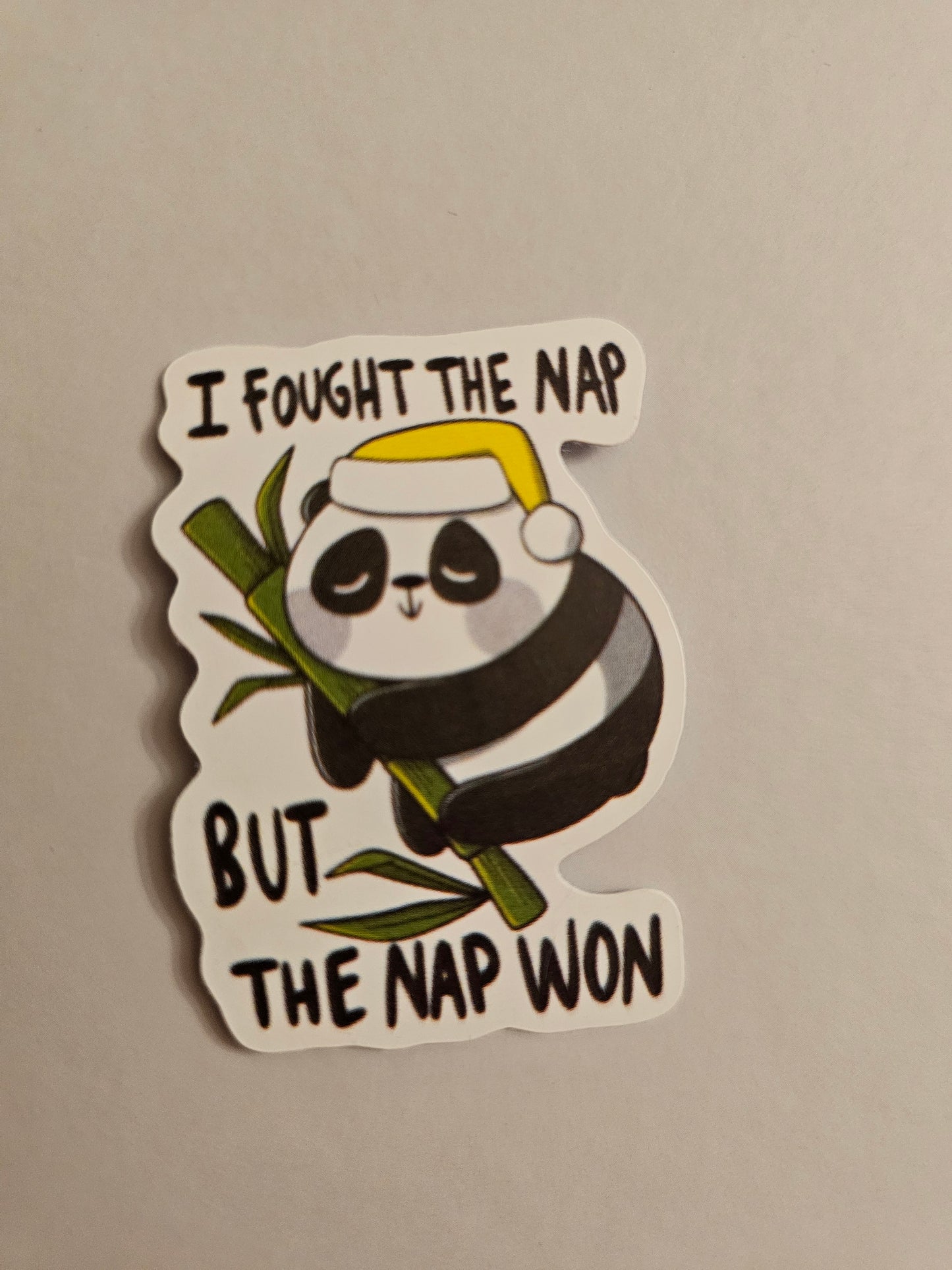 Fought The Nap Sticker