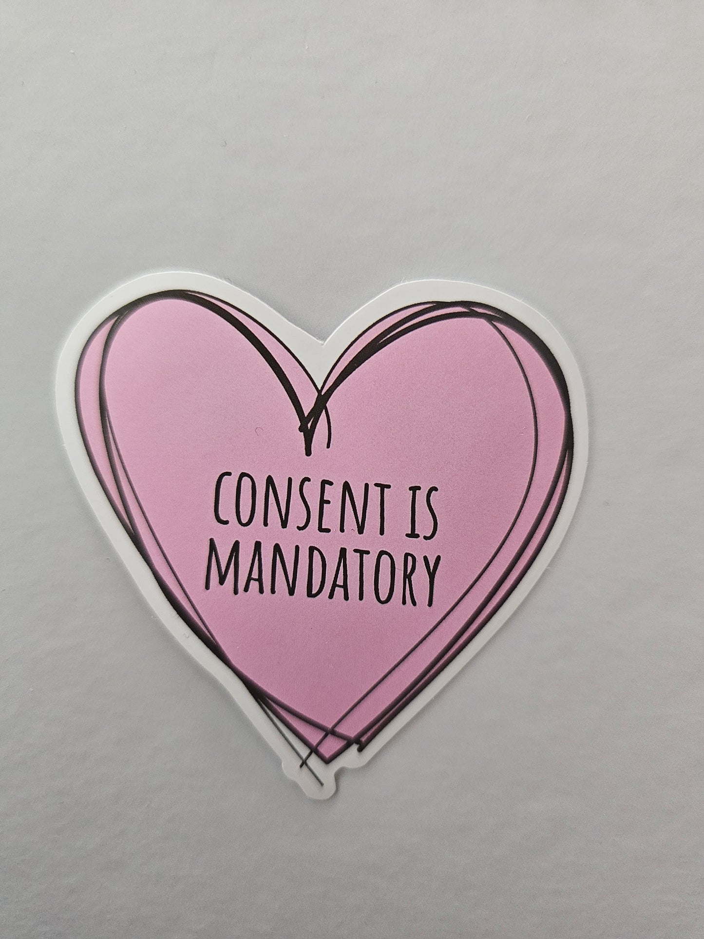 Consent is Mandatory Sticker