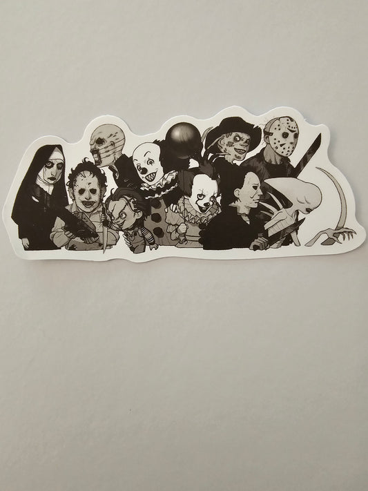 Horror Movie Sticker