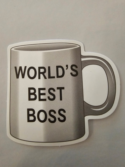 World's Best Boss Sticker