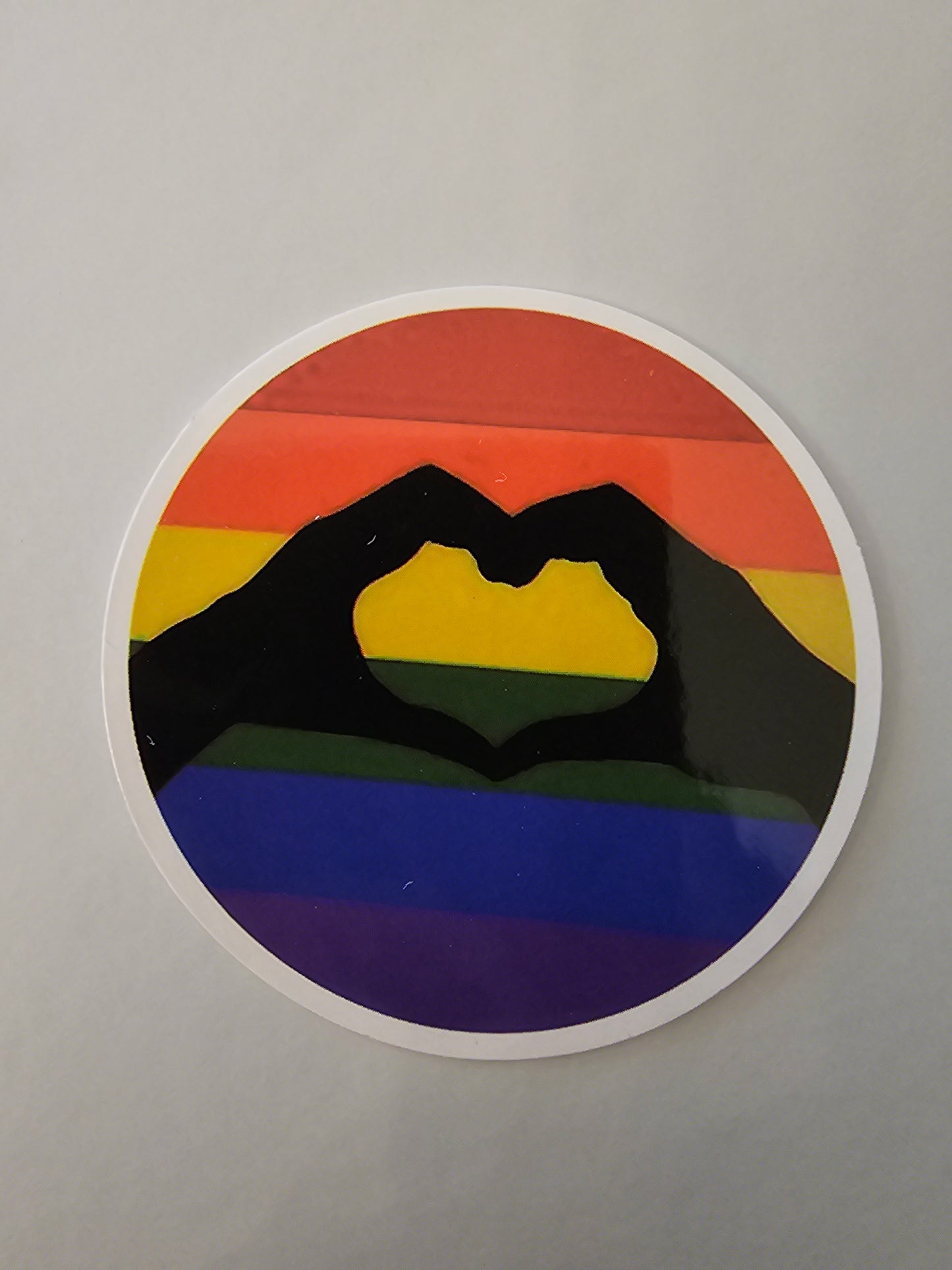 Pride Heart Hands Sticker