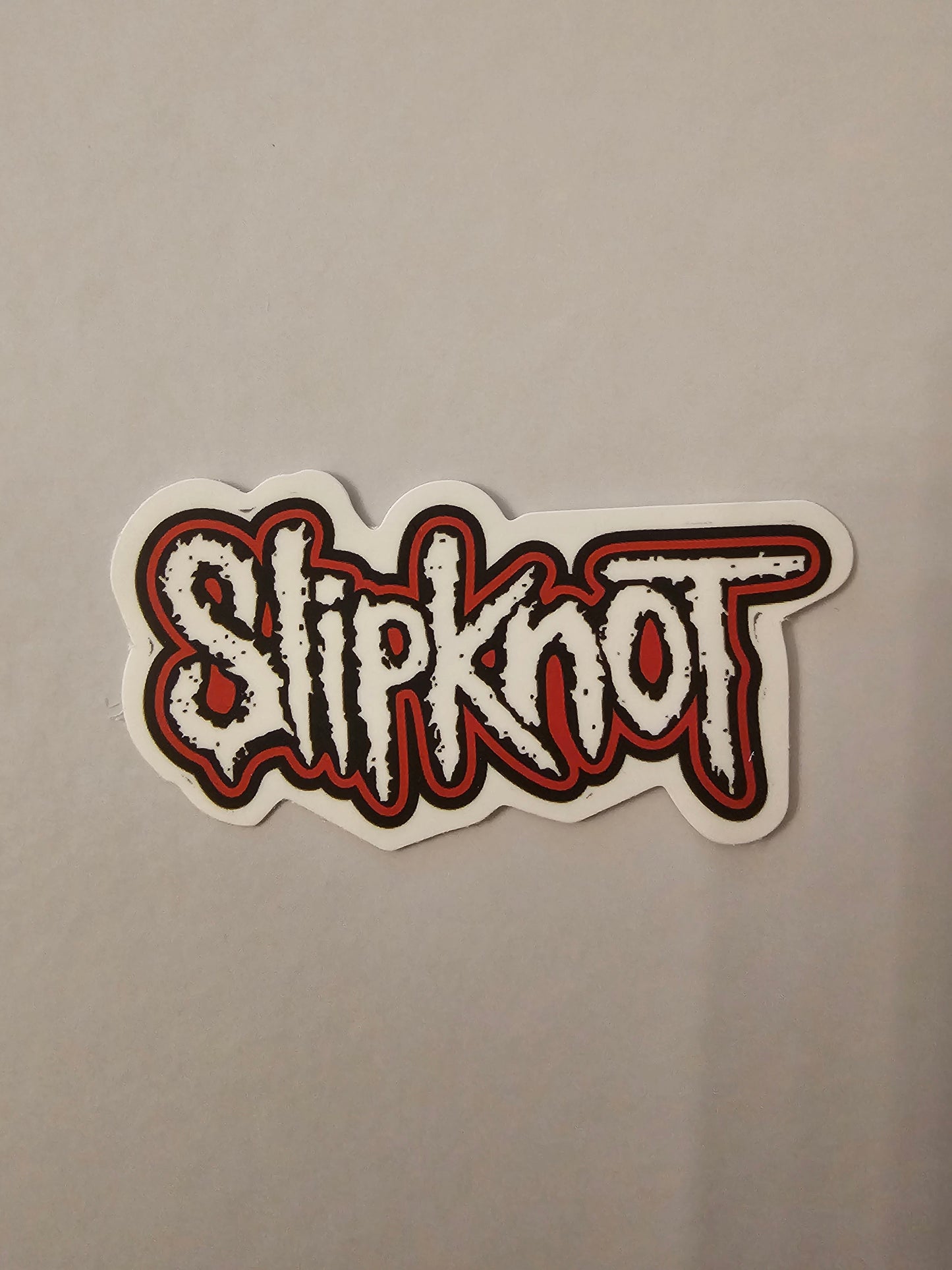 White Slipknot sticker