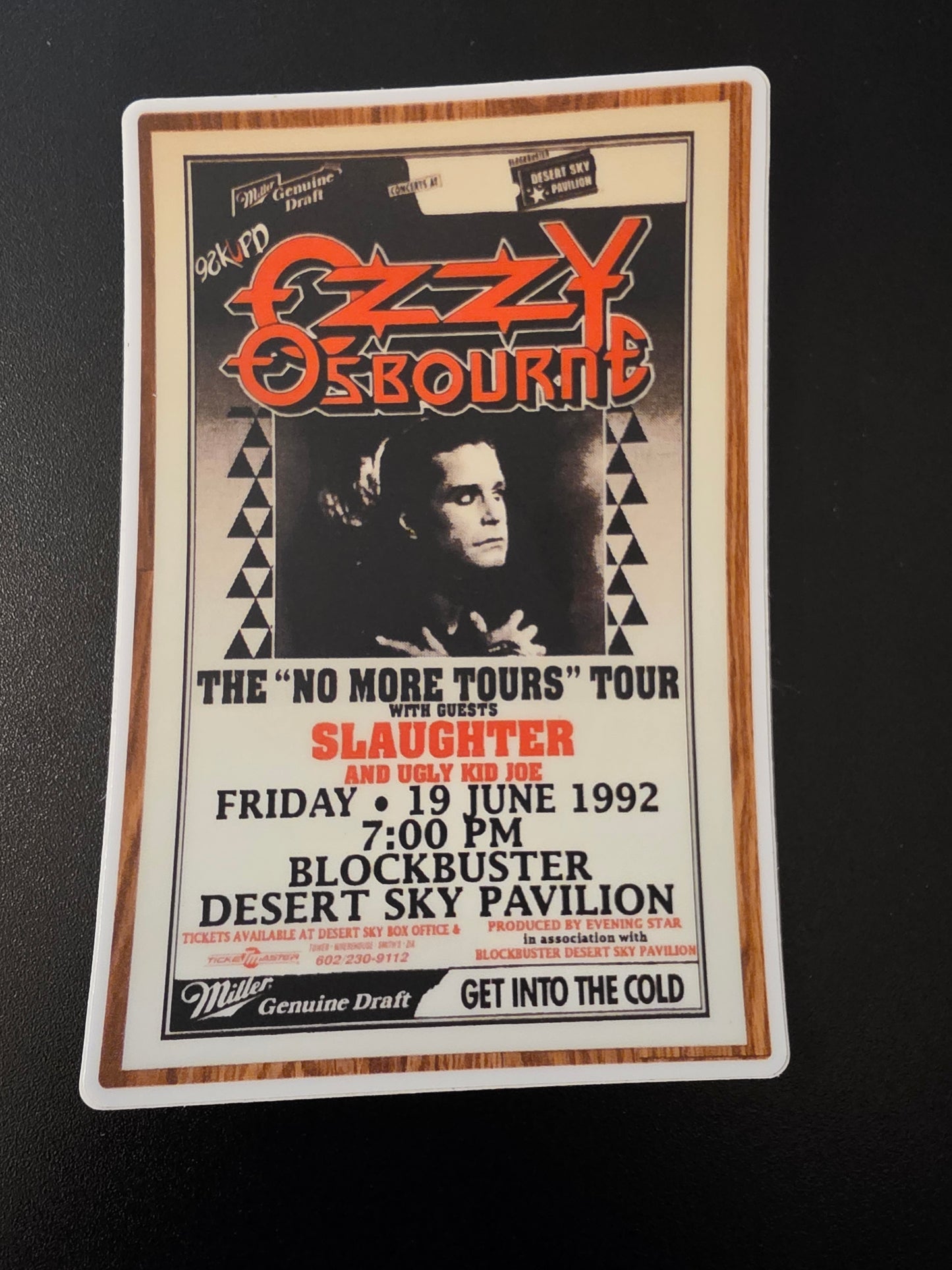 Ozzy Jumbo Sticker