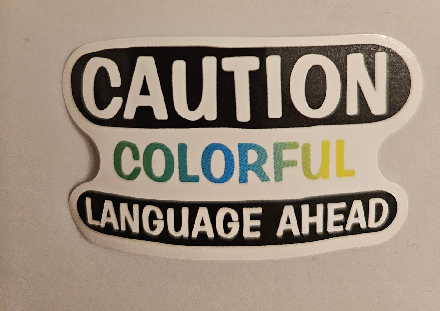 Colorful Language Sticker