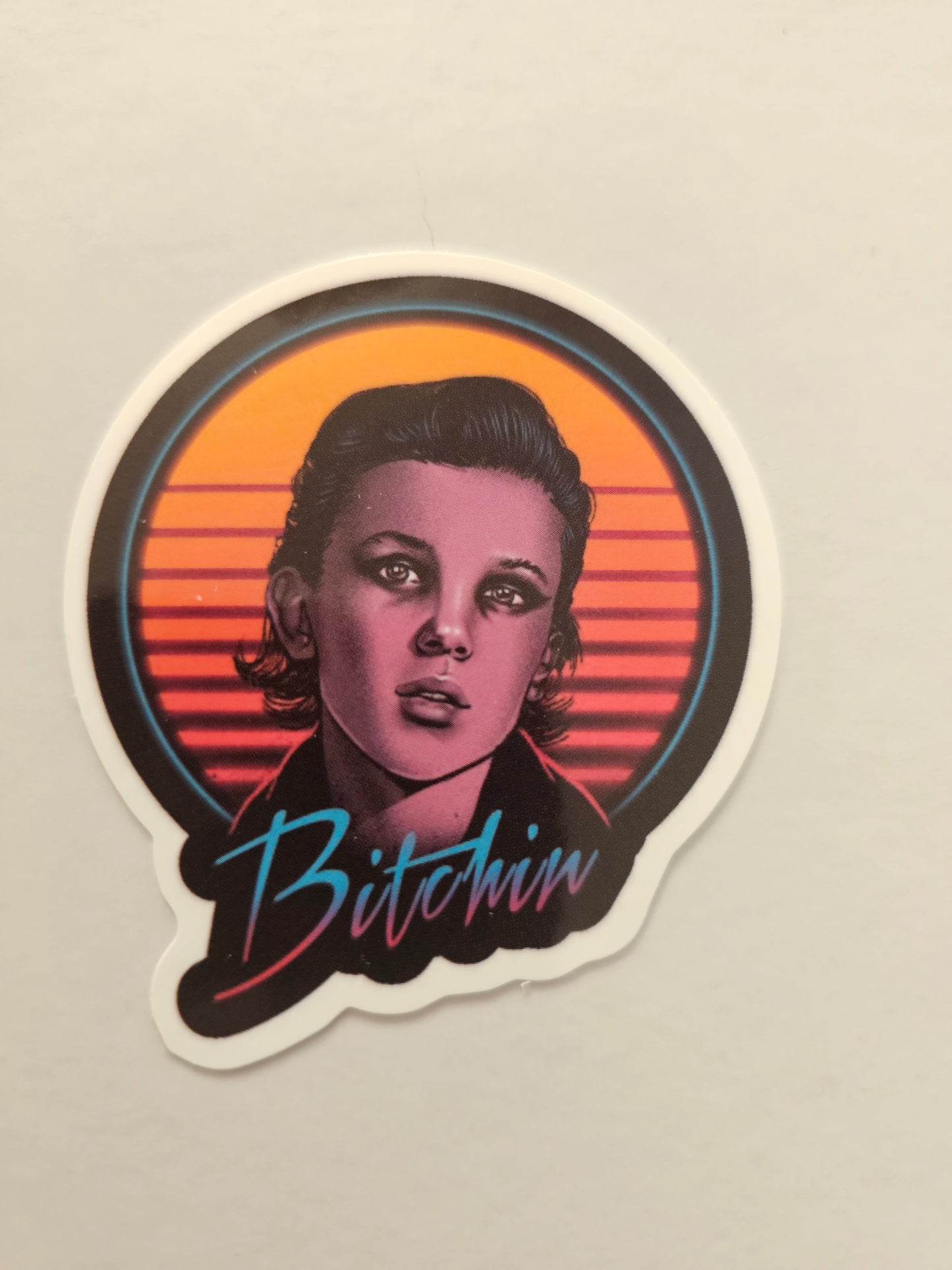 Stranger Things Bitchin Sticker