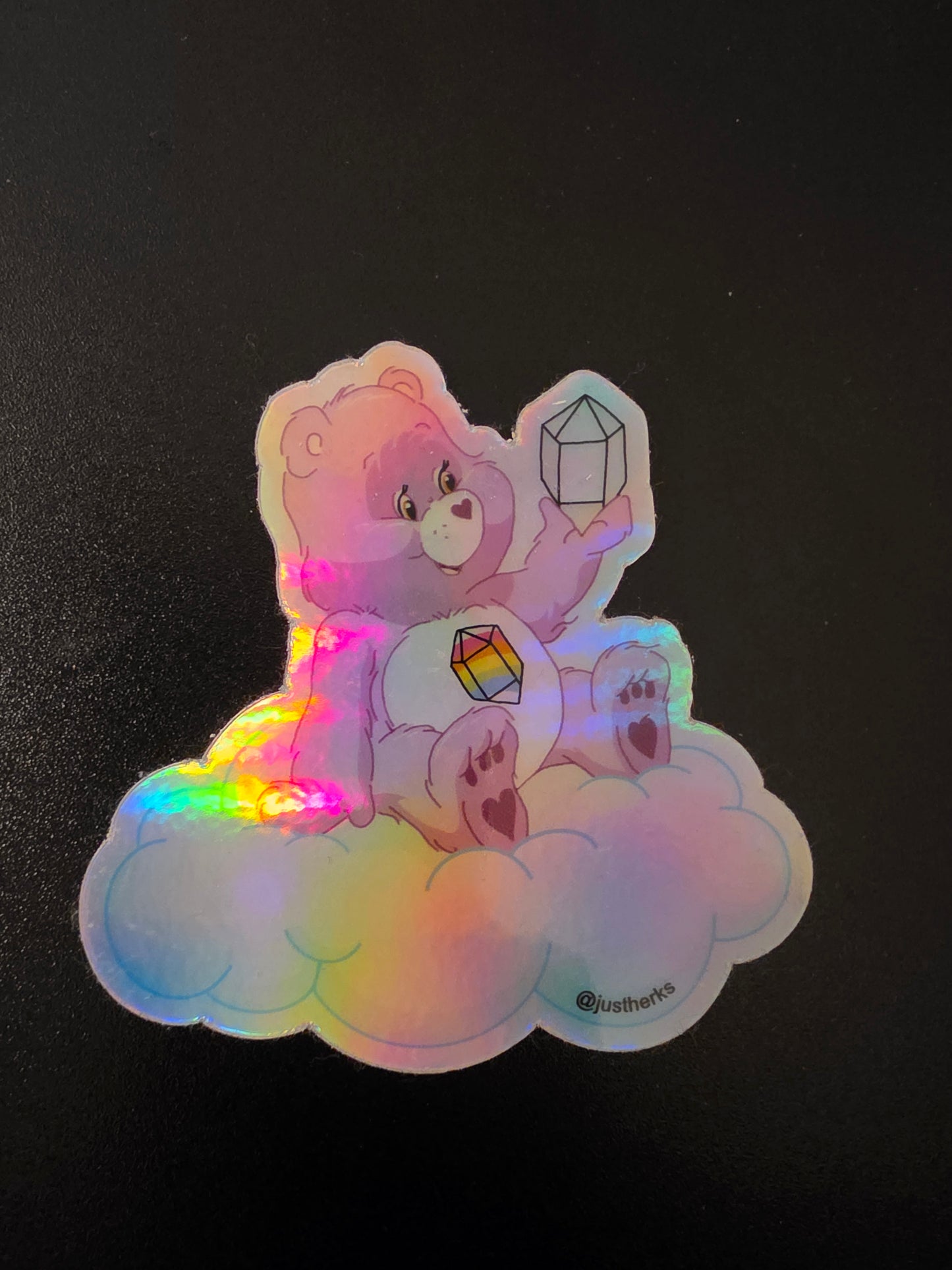 Glossy crystal Sticker