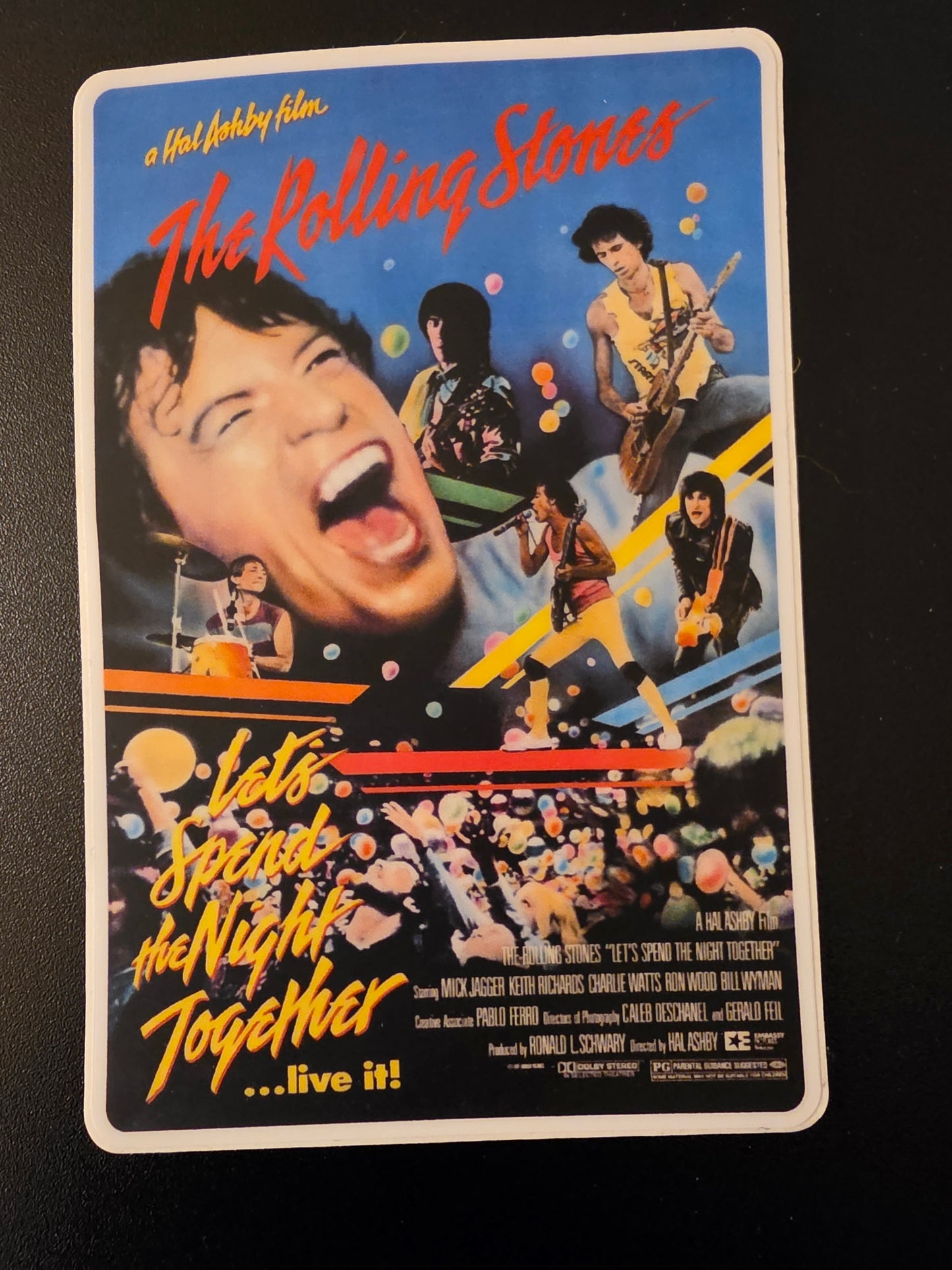 Rolling Stones Jumbo Sticker
