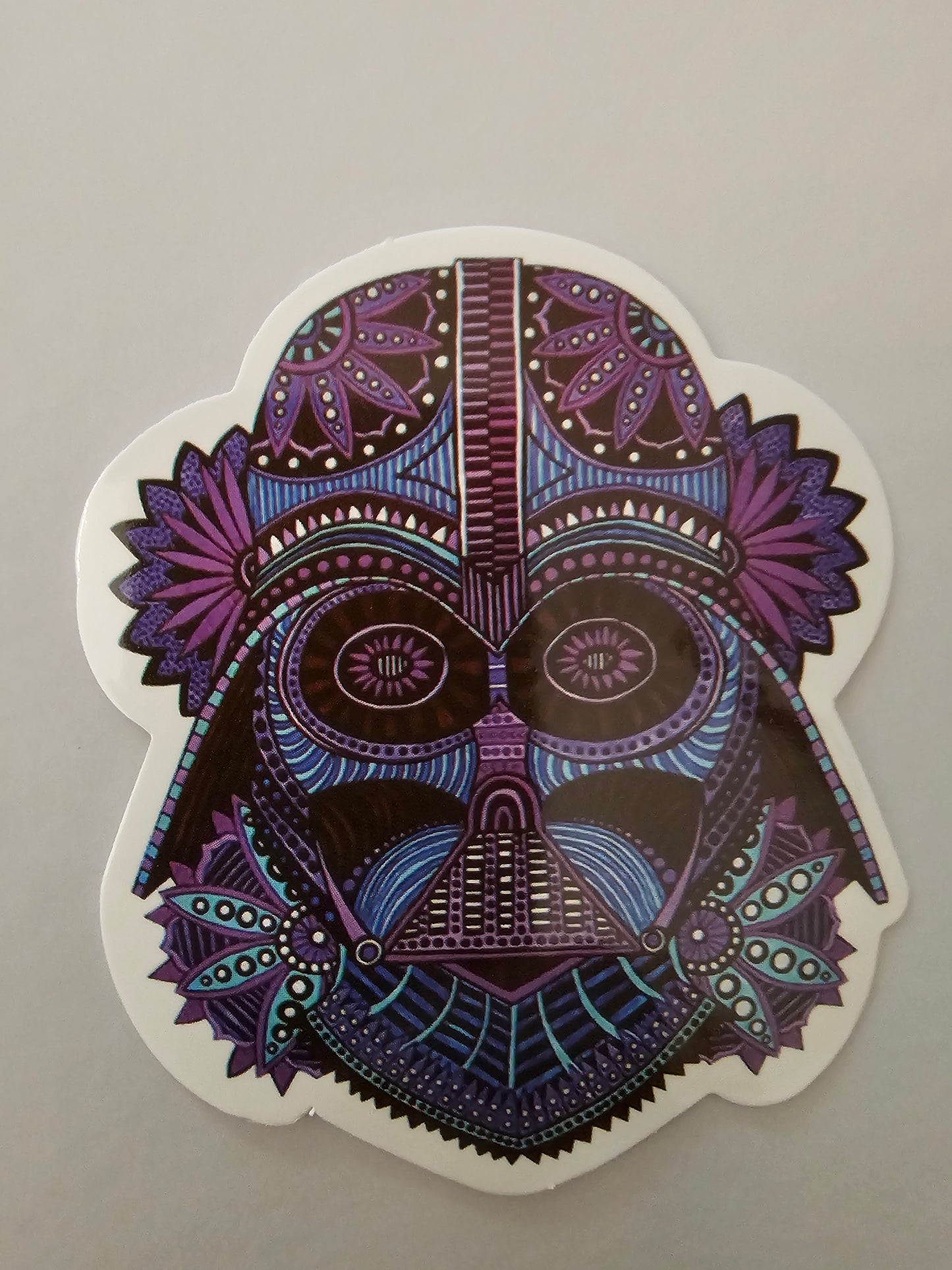 Floral Darth Sticker
